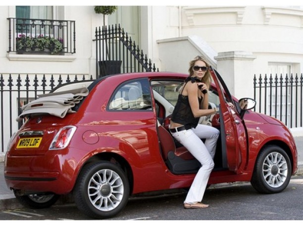Fiat 500C Pink
