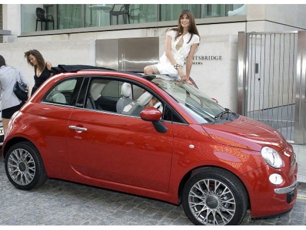 Fiat 500C Pink