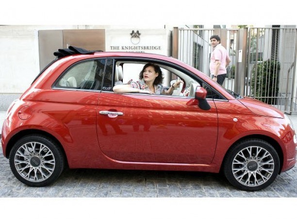 Fiat 500C Pink