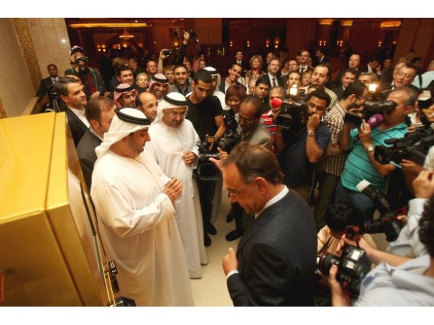 Distributore di lingotti d’oro ad Abu Dhabi