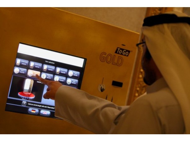 Distributore di lingotti d’oro ad Abu Dhabi