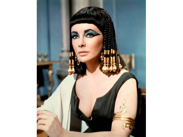 Angelina Jolie Cleopatra come Elizabeth Taylor
