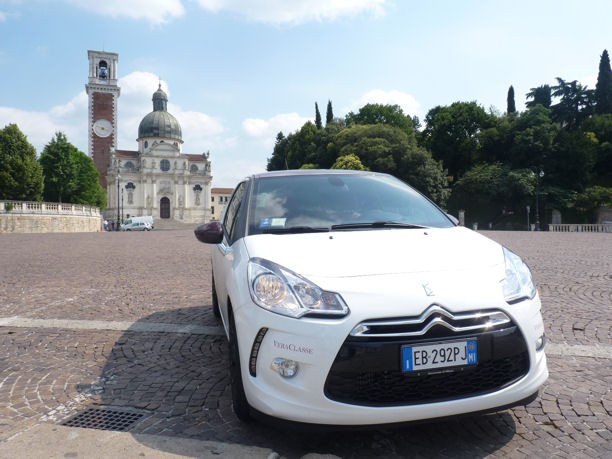 Citroen DS3 provata lungo i colli berici