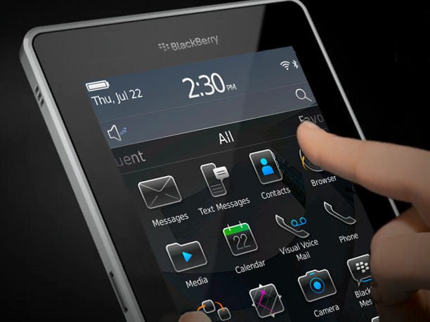 Blackberry Blackpad, nuova tavoletta touchscreen