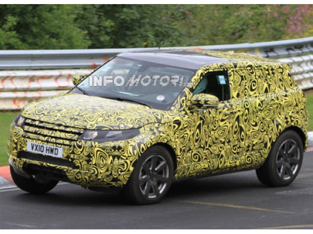 Range Rover Evoque cinque porte in sviluppo