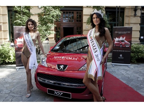 Miss Italia 2010 e Peugeot 107