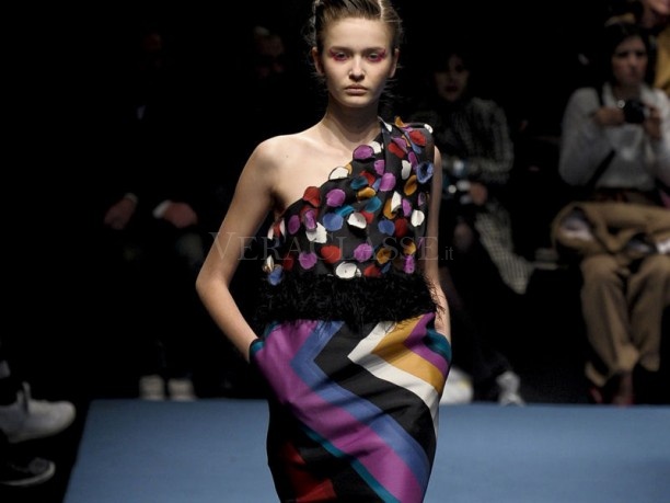 Albino sfilata alla Settimana della Moda di Milano