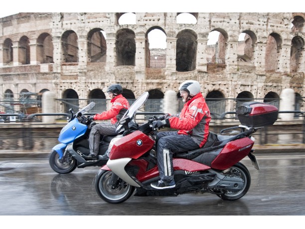 BMW C 600/C650 ed il Life Style capitolino