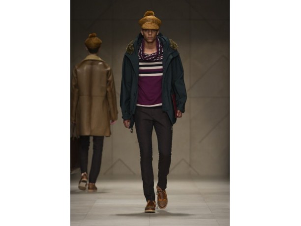 Burberry Prorsum Uomo primavera estate 2012 a Milano Moda Uomo
