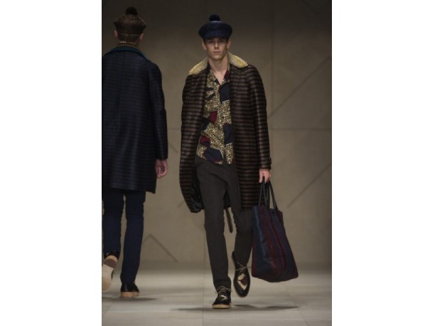 Burberry Prorsum Uomo primavera estate 2012 a Milano Moda Uomo