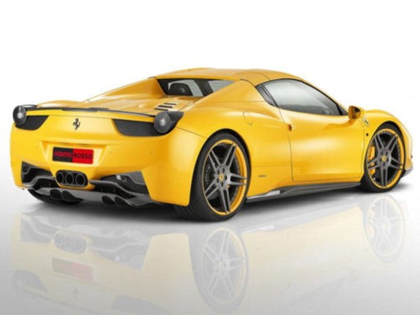Ferrari 458 Spider elaborata da Novitec Rosso