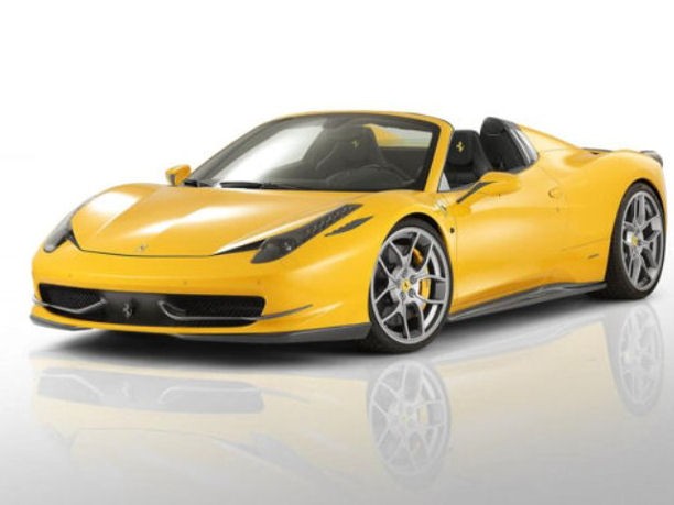 Ferrari 458 Spider elaborata da Novitec Rosso