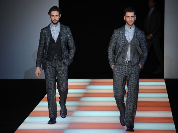 Giorgio Armani Uomo sfilate autunno inverno 2012 2013