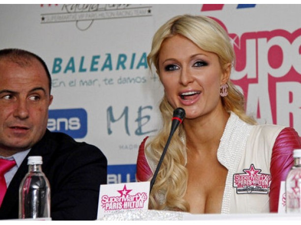 Paris Hilton nel Motomondiale Classe 125
