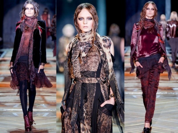 Roberto Cavalli sfilata autunno inverno 2011/2012