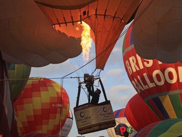 San Valentino in mongolfiera