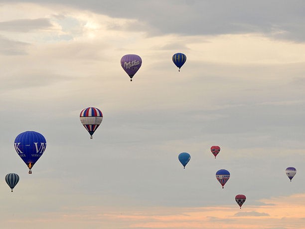 San Valentino in mongolfiera