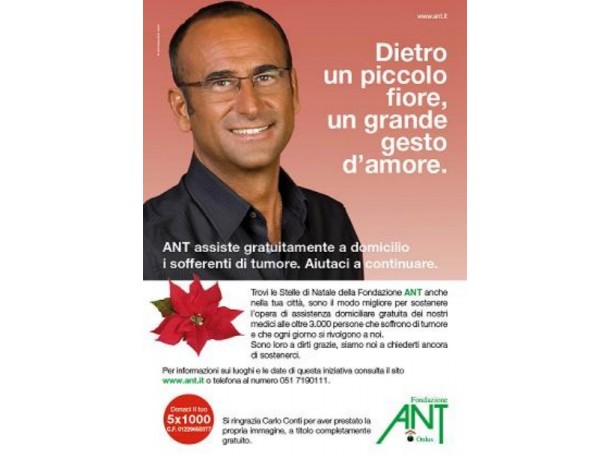 Stelle di Natale Ant nelle maggiori piazze Italiane