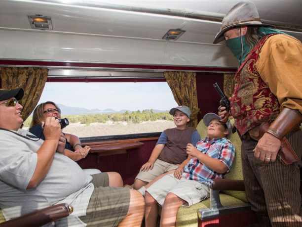 Viaggio in treno sul Grand Canyon, negli Stati Uniti