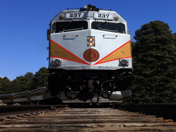 Viaggio in treno sul Grand Canyon, negli Stati Uniti